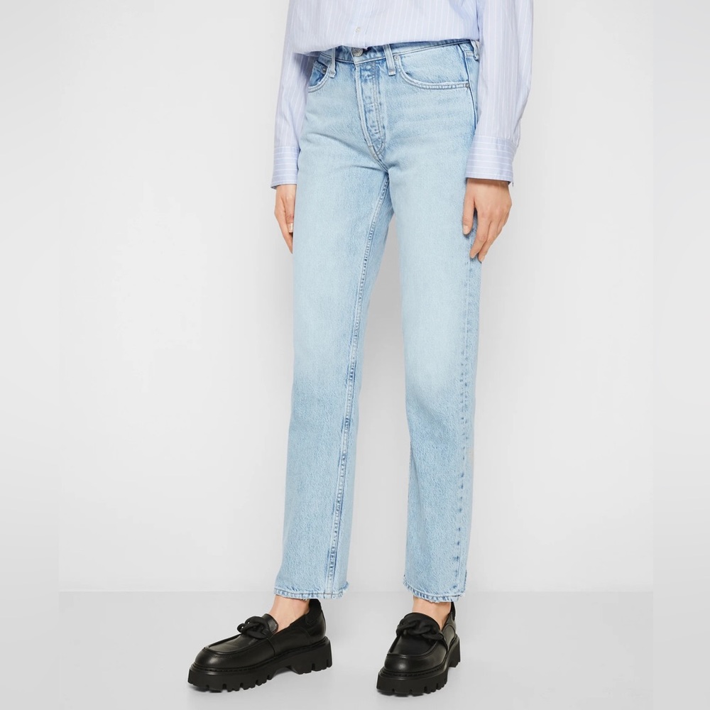 Rag & Bone Maya High-Rise Slim Jeans, Montauk